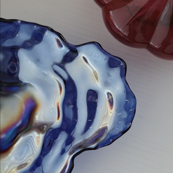 Blue Iridescent Glass Catch-All - Picture 5 of 9